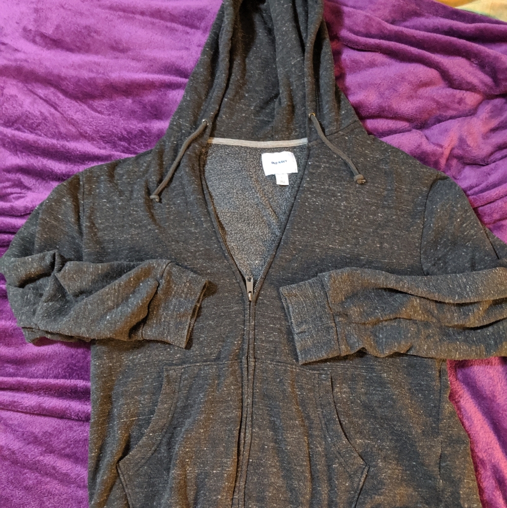 Old Navy Soft Washed Charcoal Unisex Hoodie